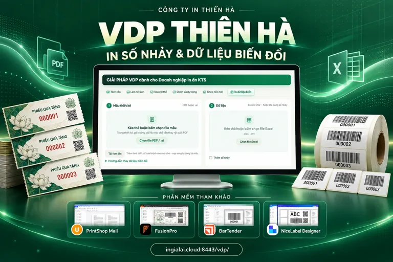 In Số Nhảy Dữ Liệu Biến Đổi