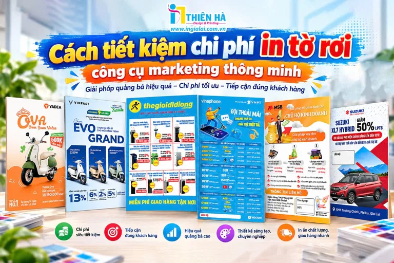 Cách tiết kiệm chi phí in tờ rơi
