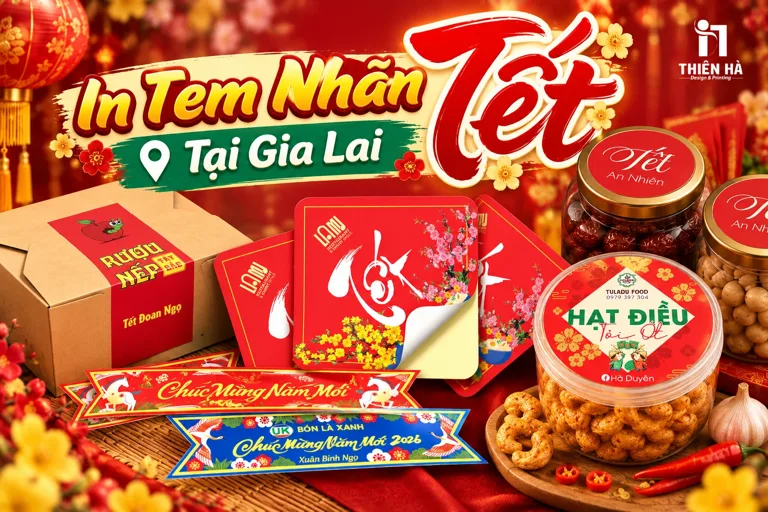 In Tem Nhãn Tết Theo Yêu Cầu Tại Gia Lai
