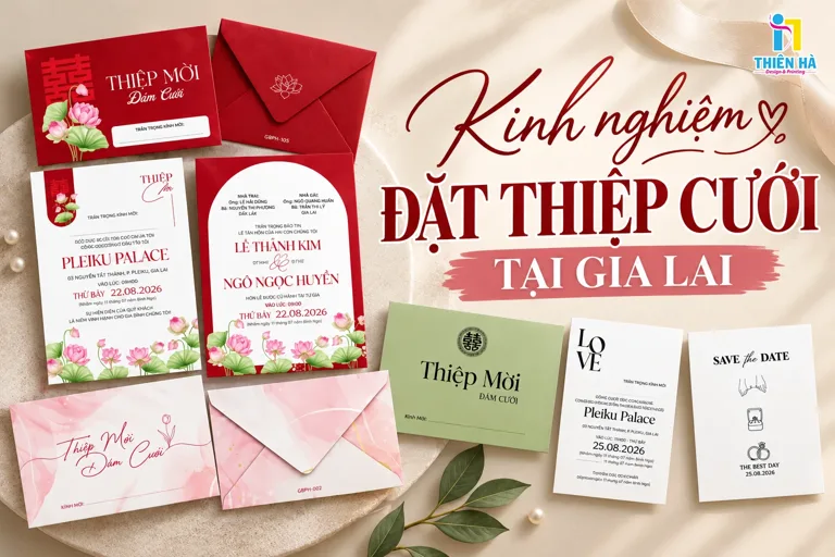 Những điều nên biết khi đặt thiệp cưới tại Gia Lai