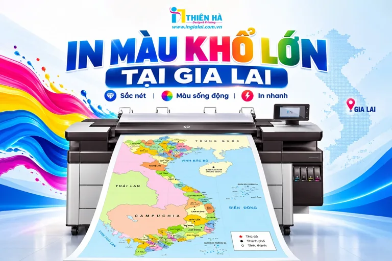 In màu khổ lớn tại Gia Lai