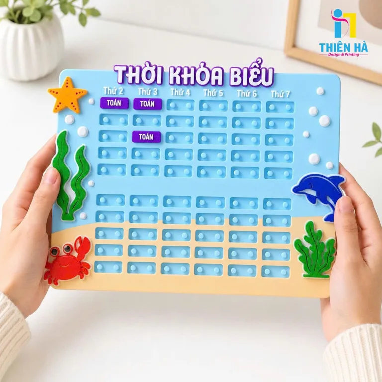 thời khoá biểu in 3D