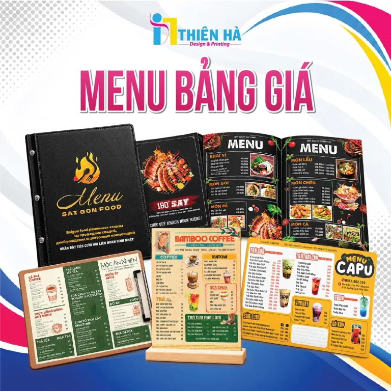 Menu & Bảng Giá