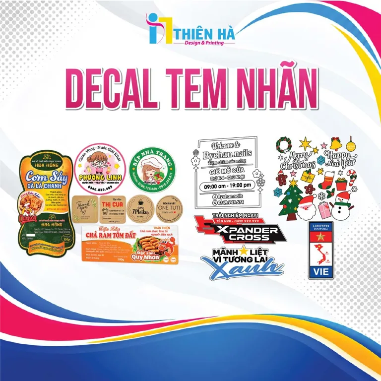 Decal Tem Nhãn