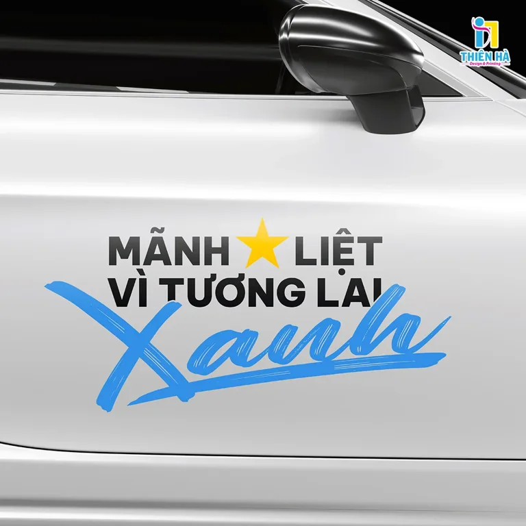 Decal dán xe