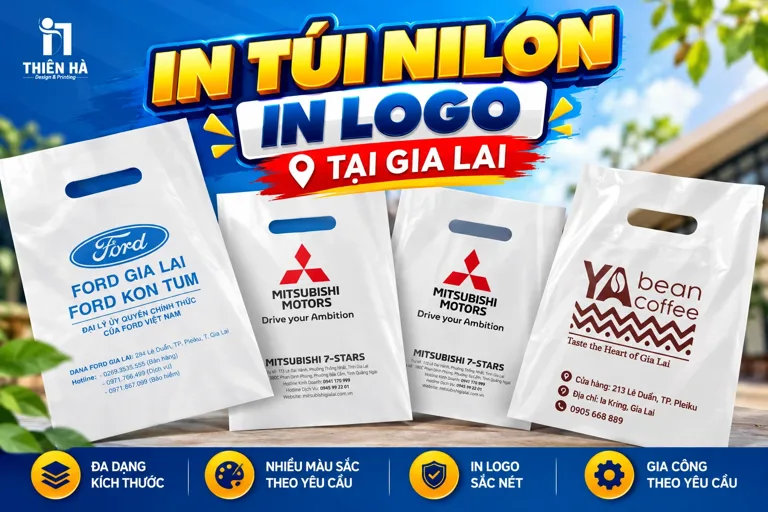 Dịch Vụ Thiết Kế Và Sản Xuất Túi Nilon In Logo Thương Hiệu