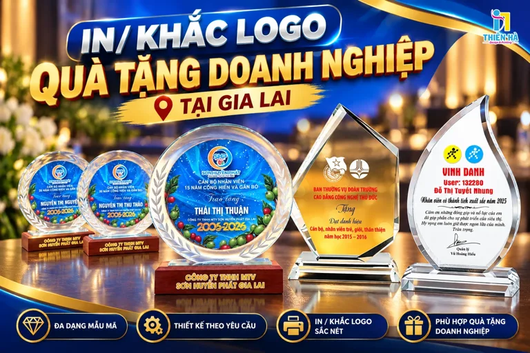 Dịch vụ In Khắc Logo Quà Tặng Doanh Nghiệp tại Gia Lai
