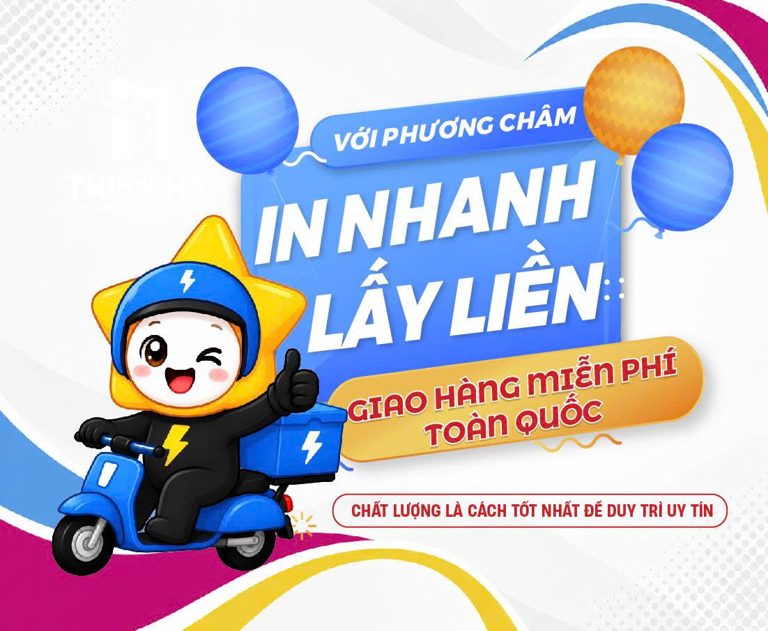 In nhanh lấy liền tại In Ấn Thiên Hà – Giải pháp in ấn nhanh chóng, giao hàng toàn quốc
