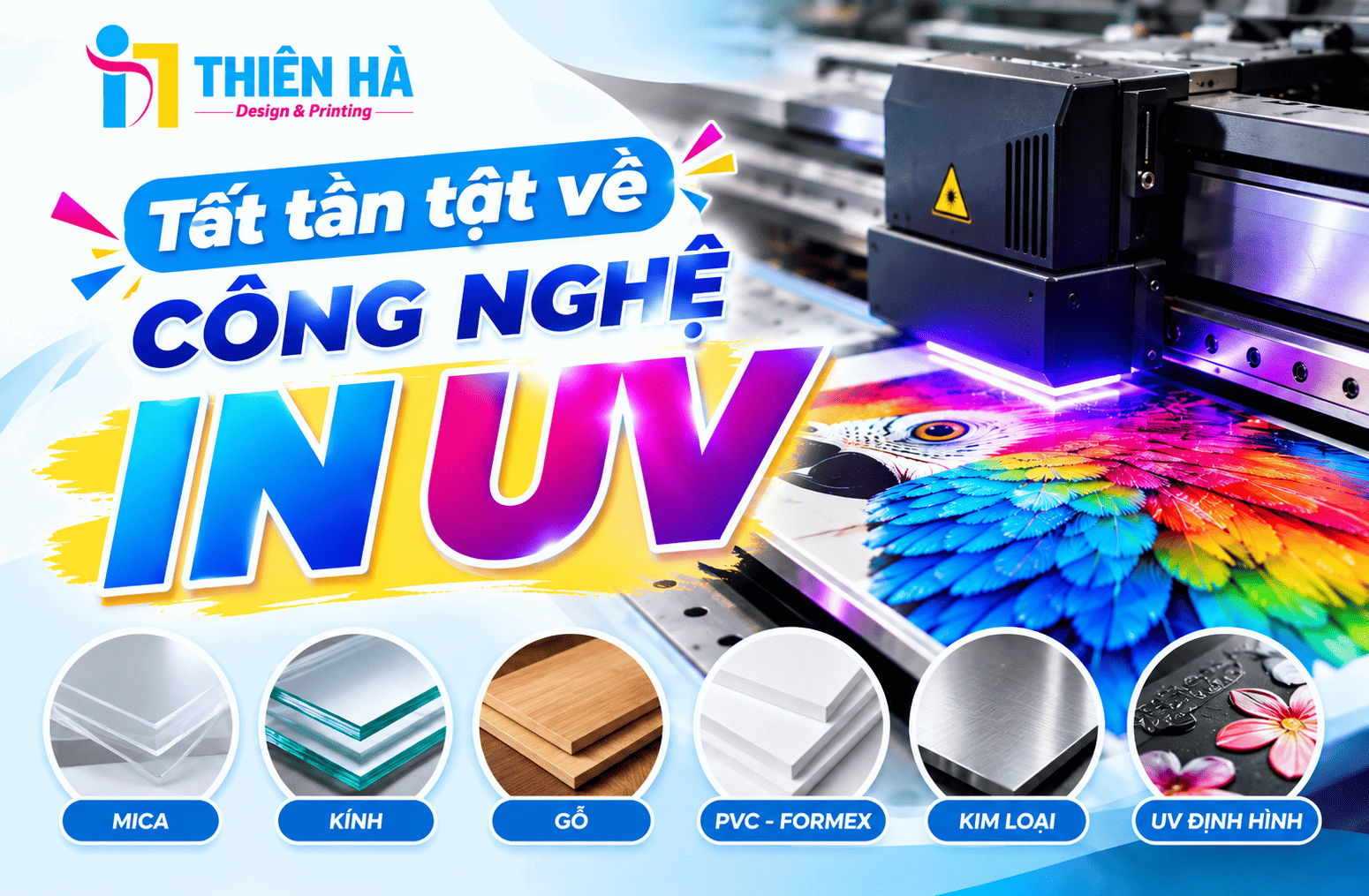 In UV là gì? Tất tần tật về công nghệ in UV xu hướng in 2026