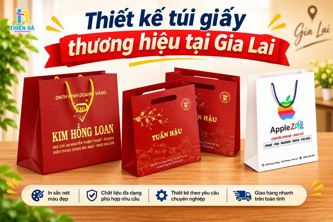 thiết kế túi giấy tại gia lai