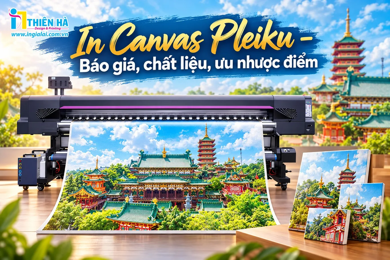 in tranh canvas giá tốt