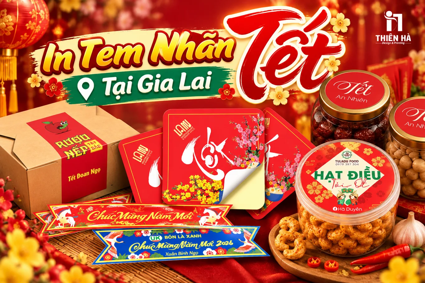 in tem dán tết tại gia lai