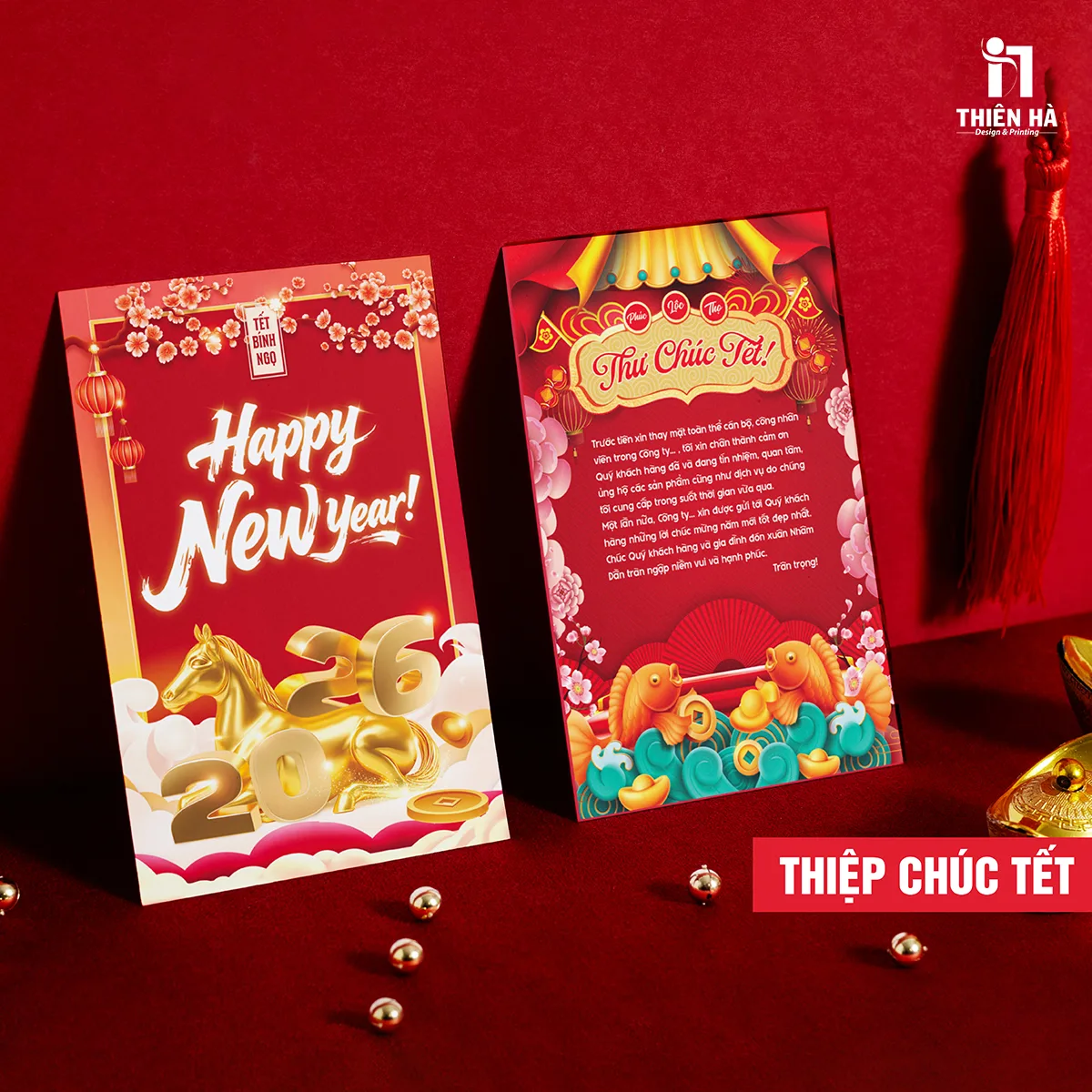 thiết kế thiệp chúc Tết