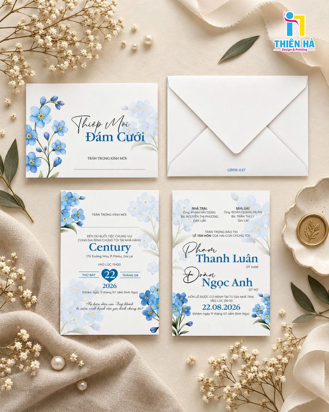 thiệp cưới theo yêu cầu