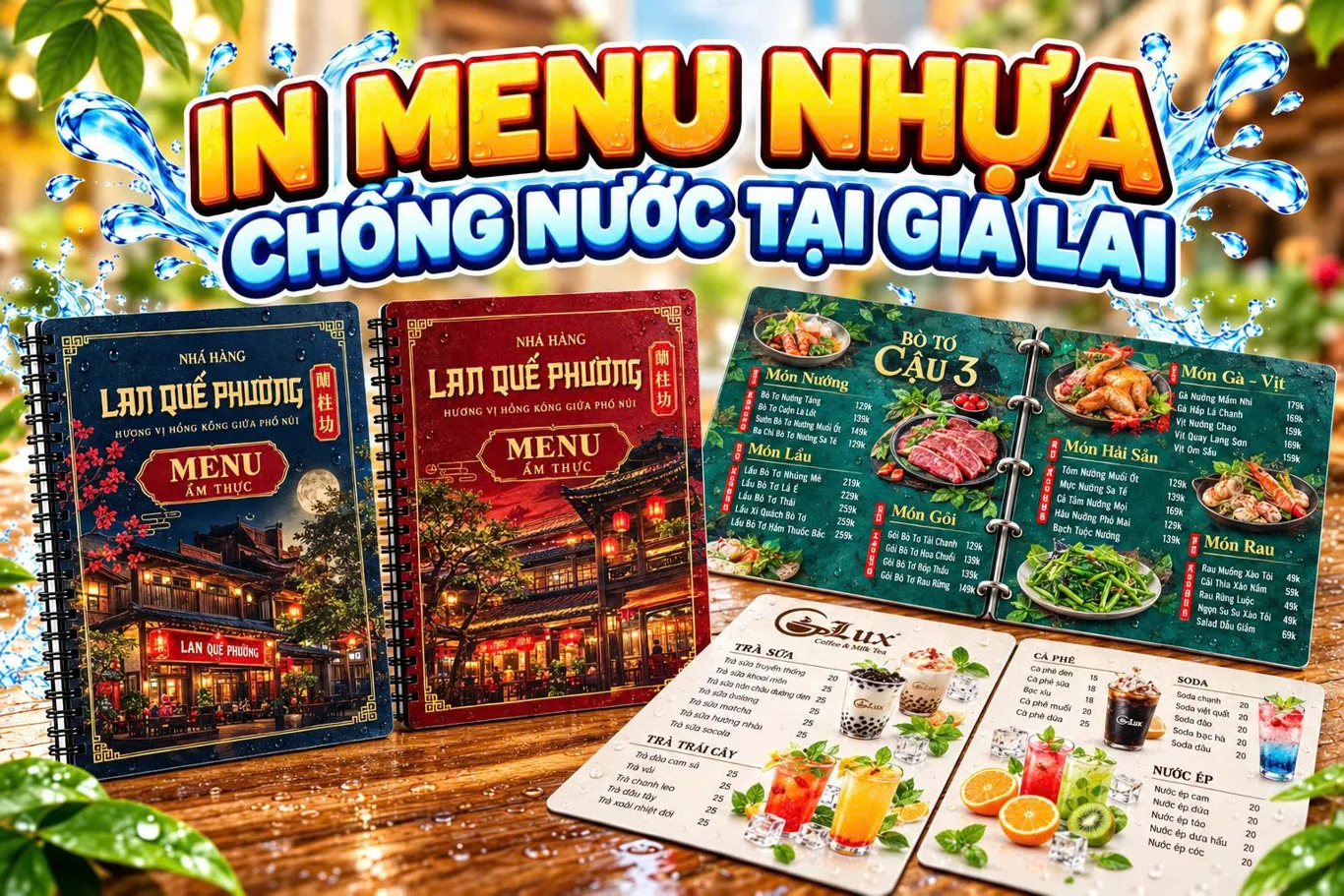 in menu nhựa theo yêu cầu tại gia lai