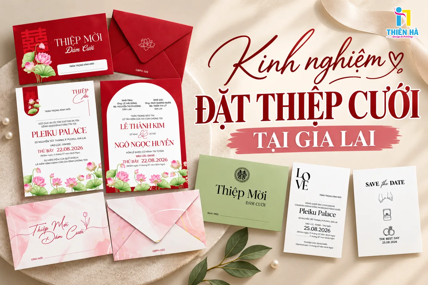 kinh nghiệm đặt thiệp cưới