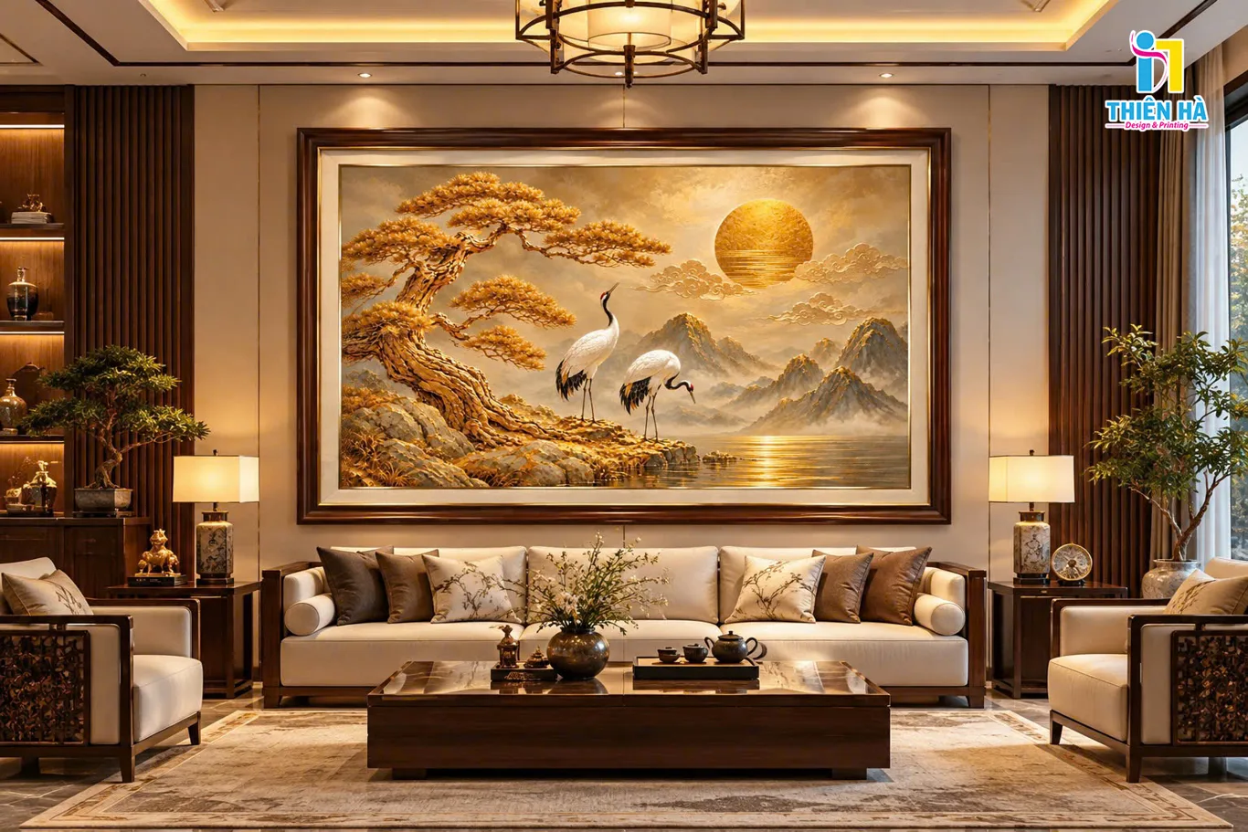 in tranh canvas đóng khung tại gia lai