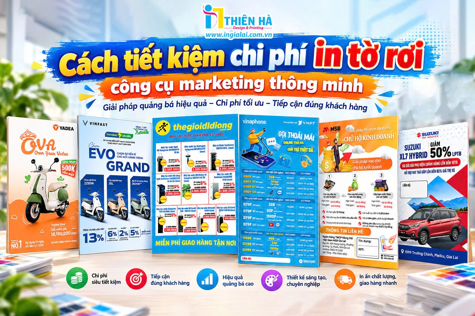 Cách tiết kiệm chi phí in tờ rơi