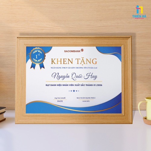 Giấy khen - chứng chỉ