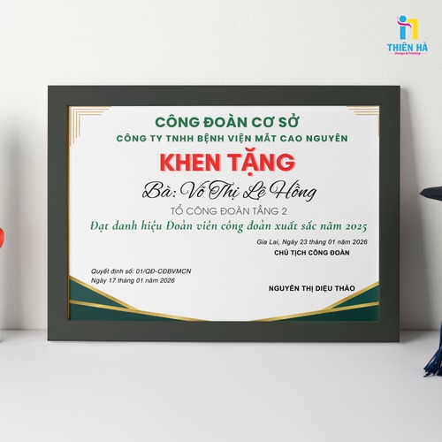 Giấy khen - chứng chỉ - ảnh 9